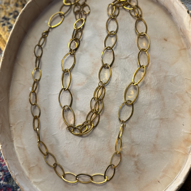 Colar Argolas Douradas