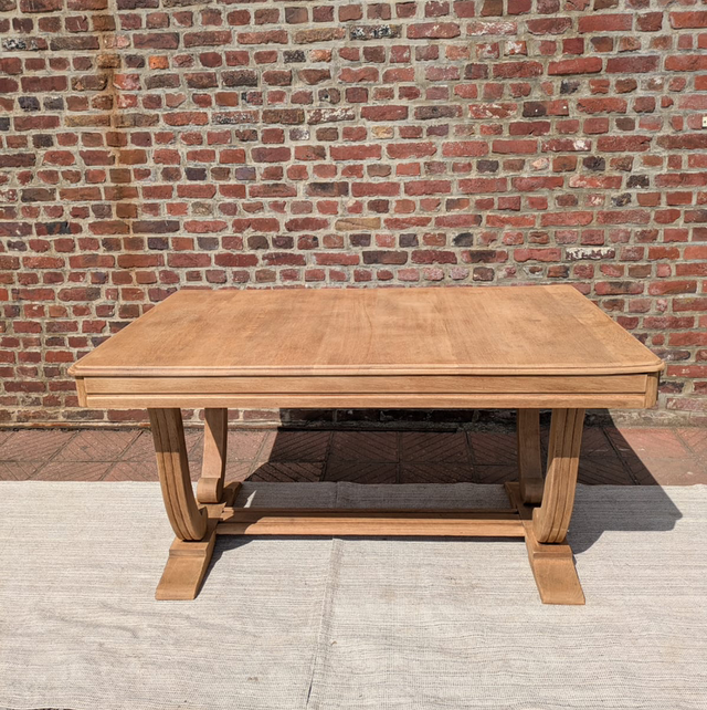 Table art déco en chêne