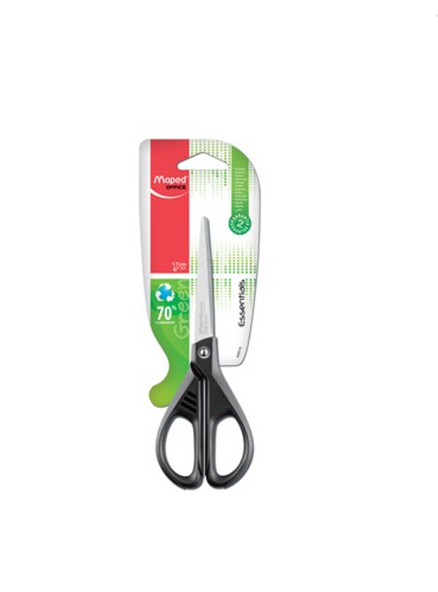 Maped Ciseaux Essentials Green, arrondi, longueur: 170 mm