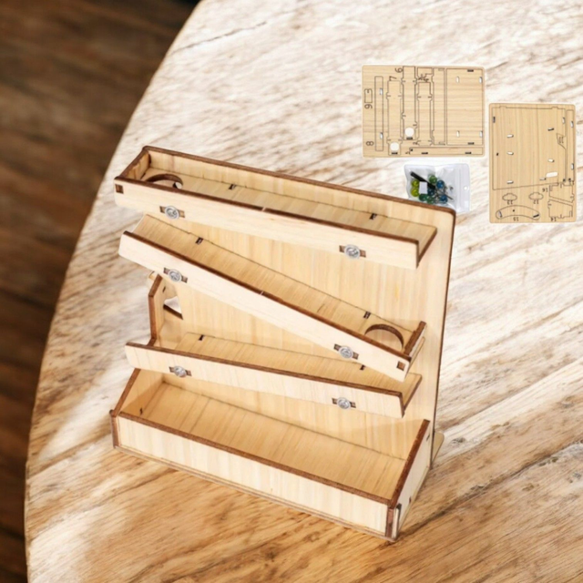 Holzbausatz Kugelbahn Typ S