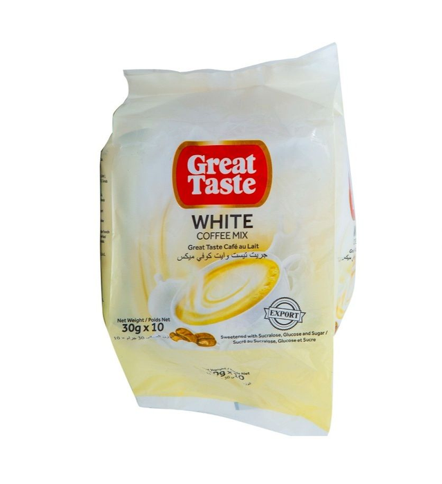 Great Taste Coffee White Hanger 10x30g
