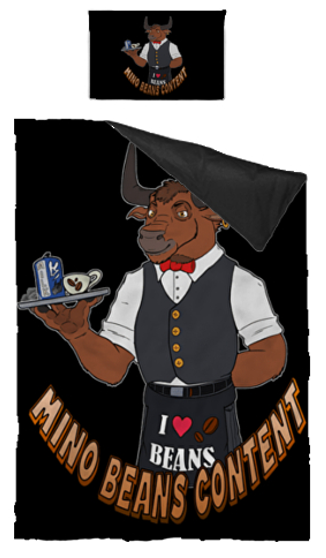 Mino beans: Bettwäsche 90cm x 200cm