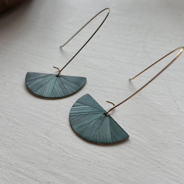 BO demi-rond vert foncé