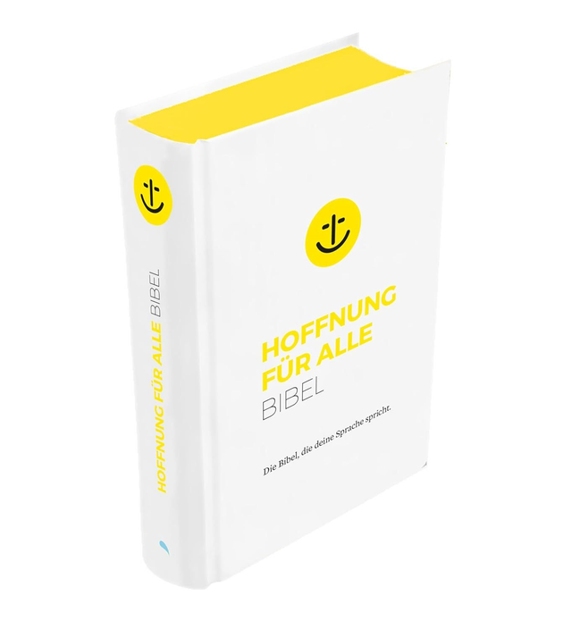 Hoffnung für alle. Die Bibel. - White Hope Edition (Hardcover weiß) Kleinformat 10.2 x 15.8 cm