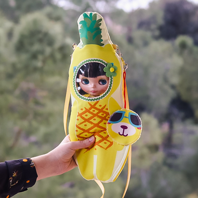 Blythe doll carrier bag Frutoso Pineapple
