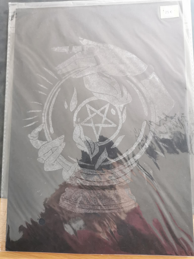 Divination argent &amp; noire A4