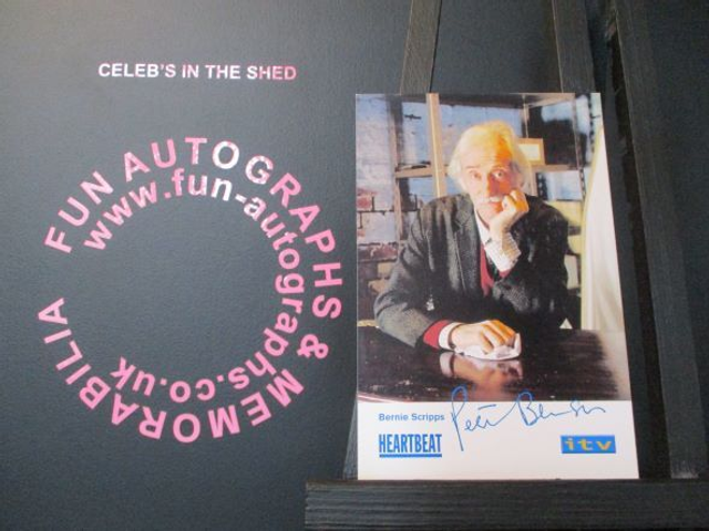 Peter Benson (Bernie Scripps) Original Pre-Print Blue Heartbeat 6x4 Cast Card