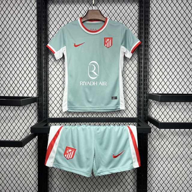 Conjunto camiseta + pantalón NIÑOS 2ª Atlético de Madrid- 24-25