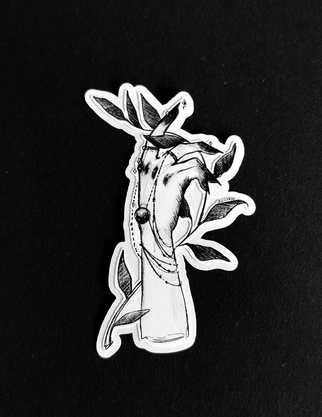 Witch Hands waterproof sticker