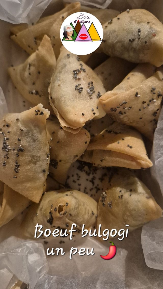 Samoussa boeuf bulgogi (hallal) x5