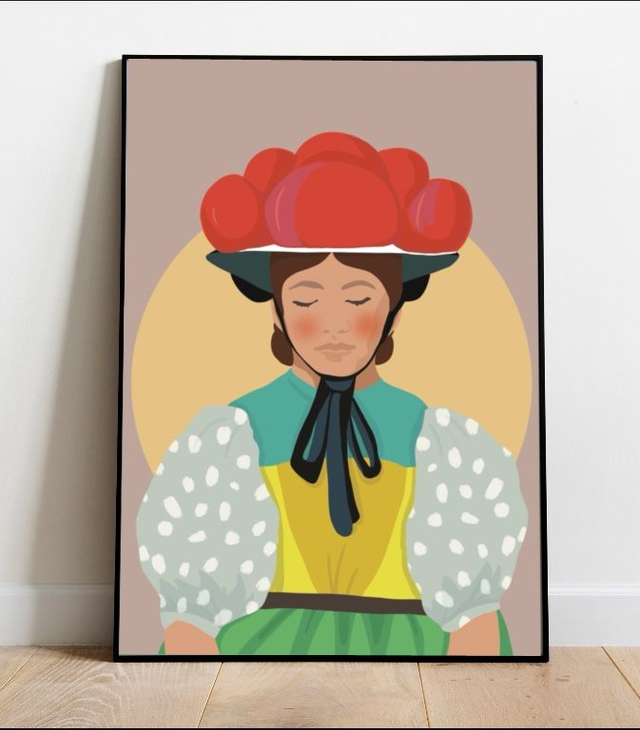 Bollenhut Maidle - Poster