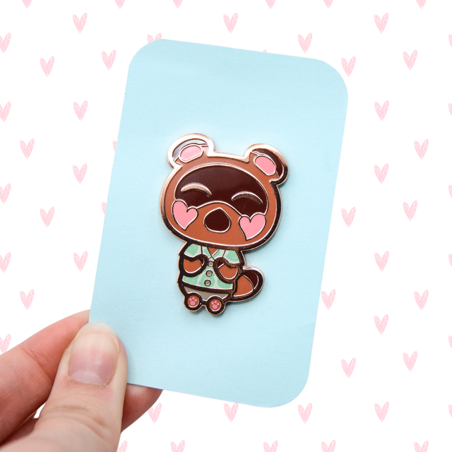 Tom Nook enamel pin