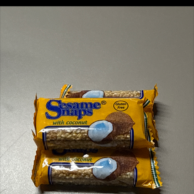 Sesame Snaps with Coconut
