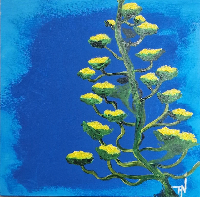 Huile sur bois | AGAVE