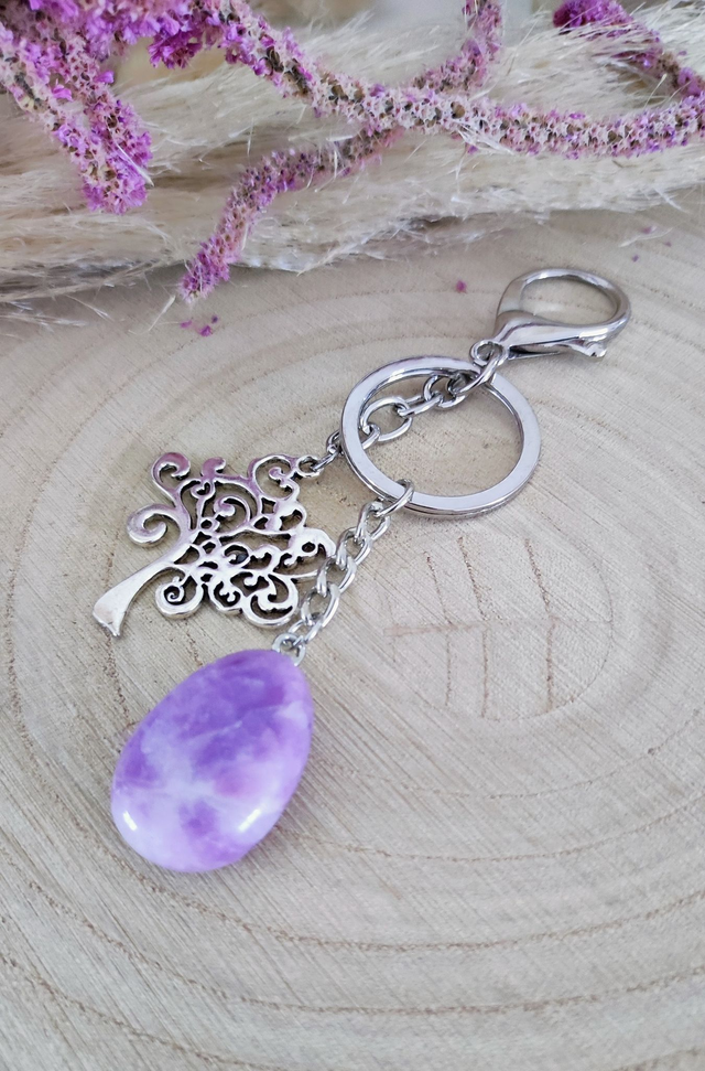 Porte Clés Lépidolite n°2