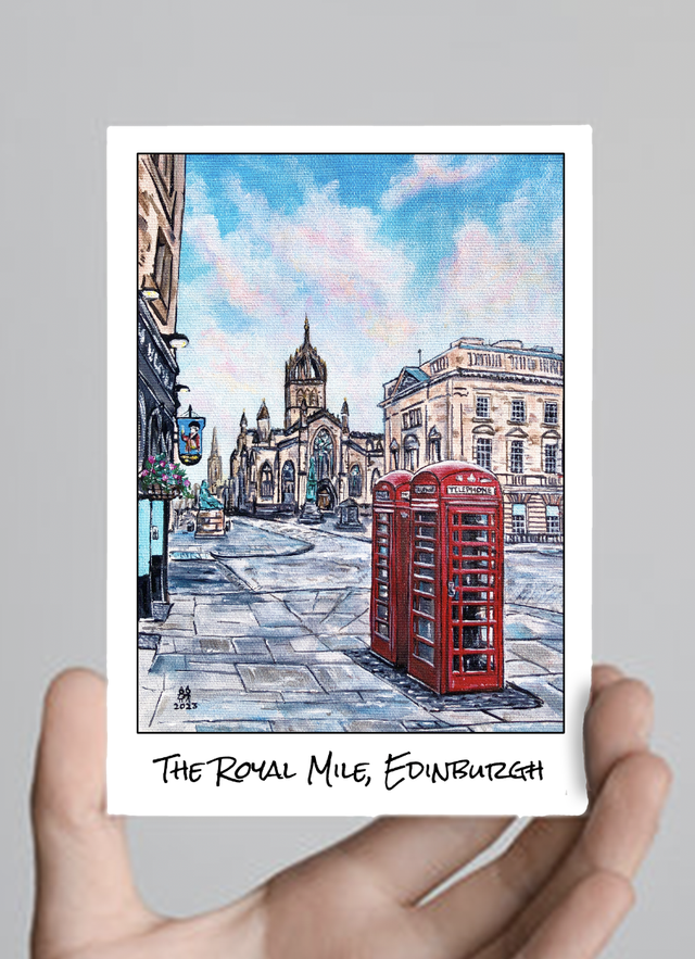 X10 Postcards - The Royal Mile, Edinburgh (40p per unit)