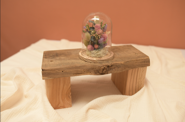 Atelier Cloche de fleurs séchées