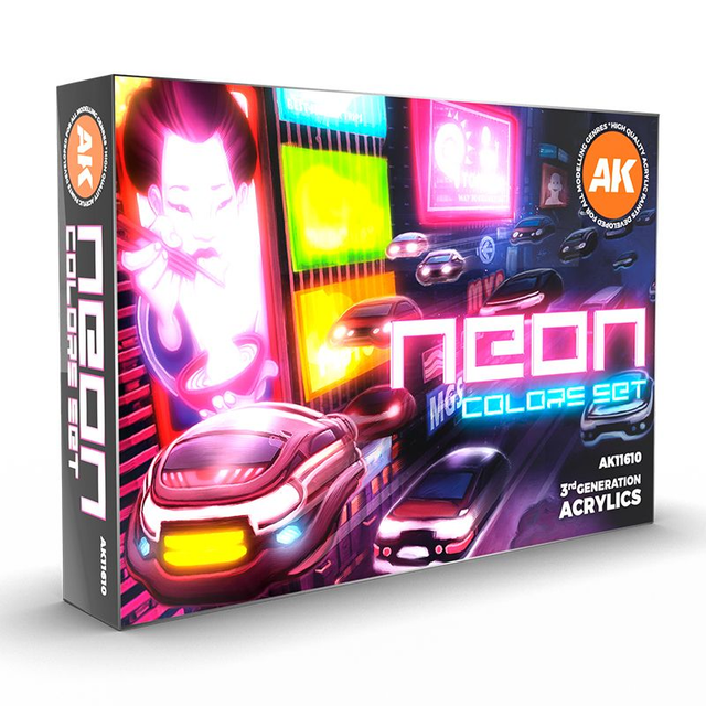 AK 3rd Gen Paintset: NEON COLORS SET