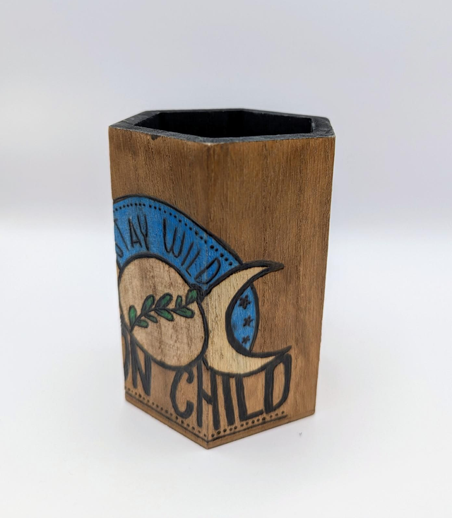 'Stay Wild Moon Child' pot