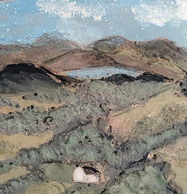 View towards Keswick landscape greeting card 