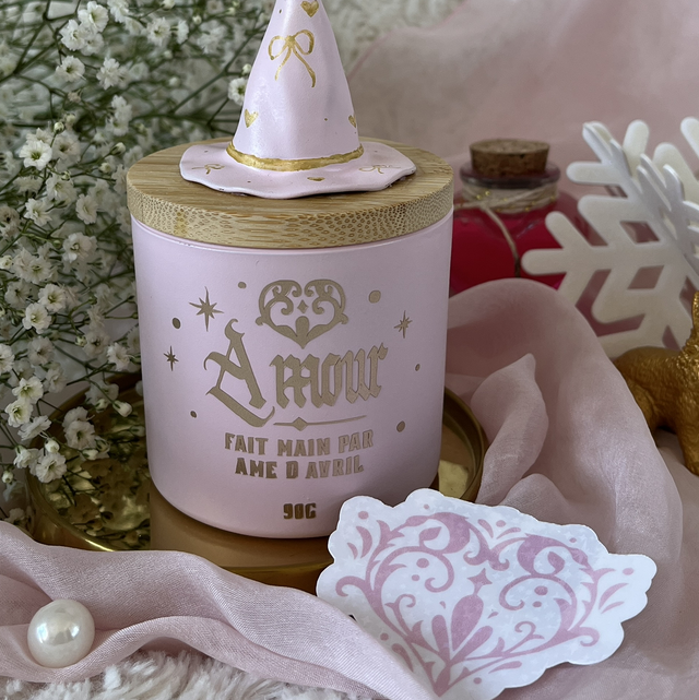 Bougie pot : Amour 🎀