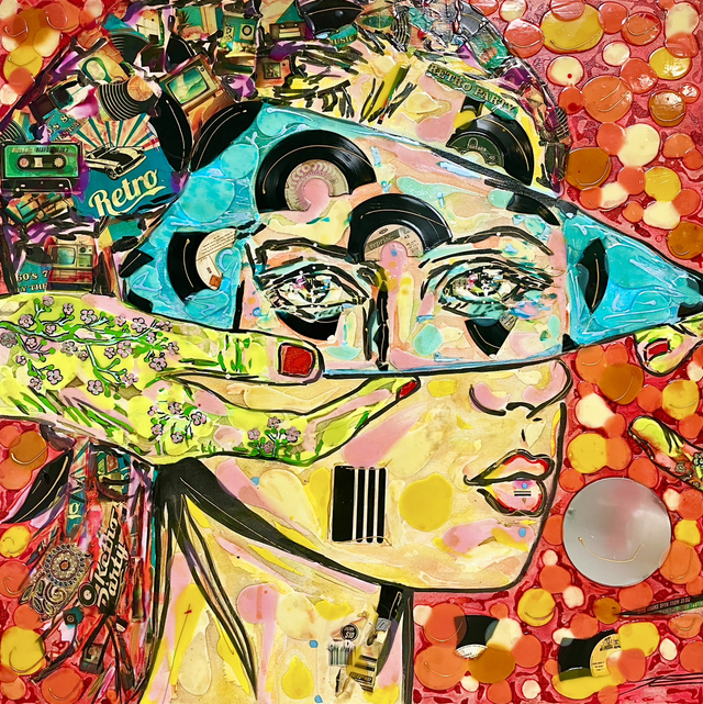 Rétro - 100x100cm - 2024