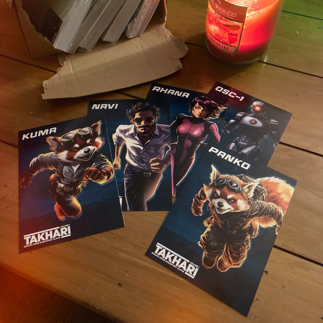 Character 6x4 Postcards (Set of 5)