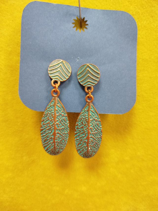 Brincos folha