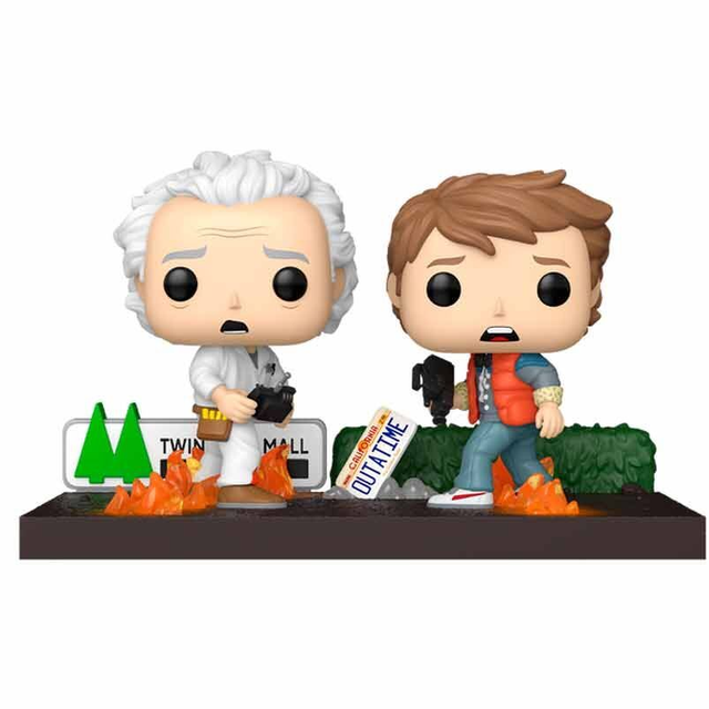 Figura POP Moments Regreso al Futuro Doc &amp; Marty