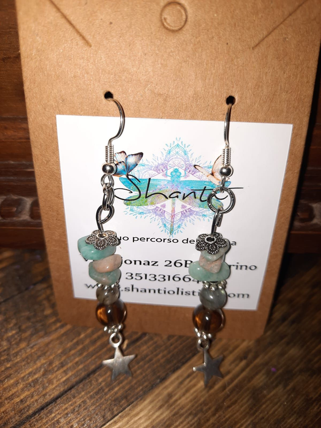 Orecchini donna amazzonite