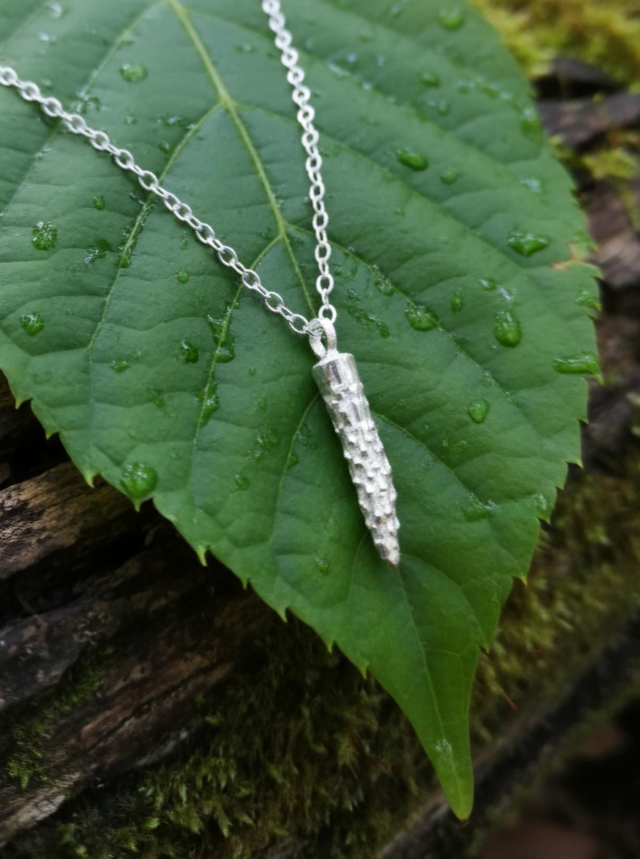 Aloe Vera bud necklace
