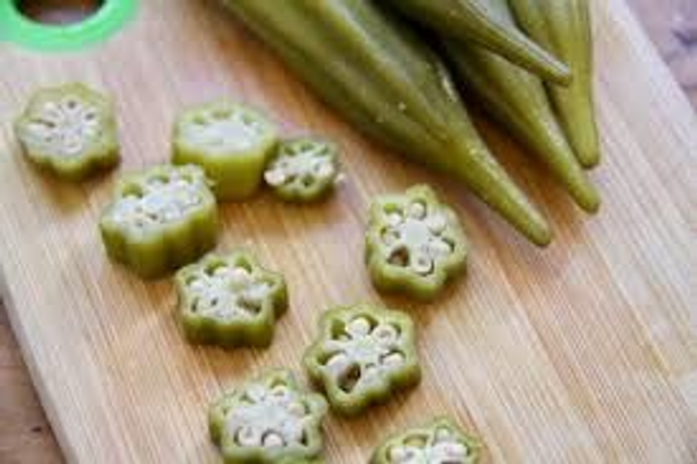 Okra minced