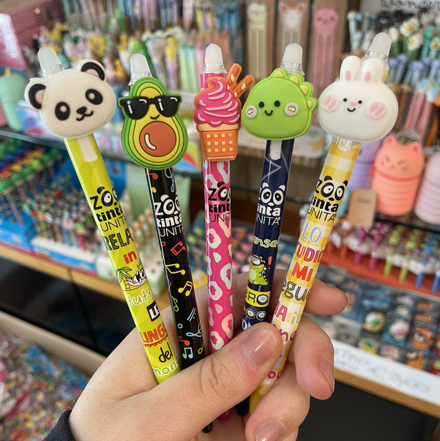 Penna cancellabile ZOO - a scatto 