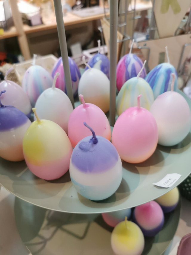 Ostereierkerzen