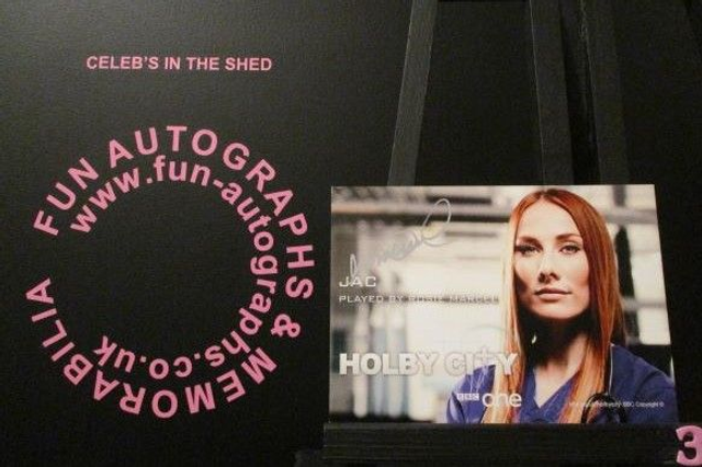 Rosie Marcel (Jac Naylor) Authentic Autographed Holby City 6x4 Cast Card (3)