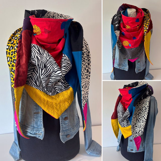 Maxi Chèche E319 Patchwork double Été 