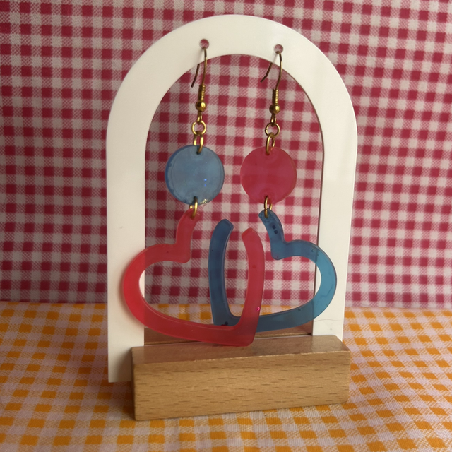 Pendientes Colores Bicolor 