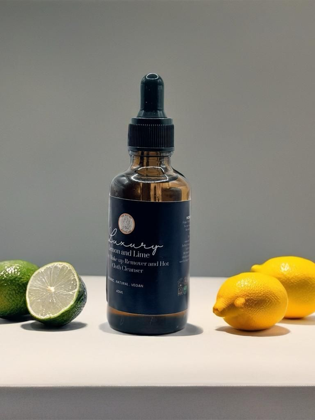 Luxury Makeup Remover &amp; Hot Cloth Cleanser (45ml) - Lemon &amp; Lime