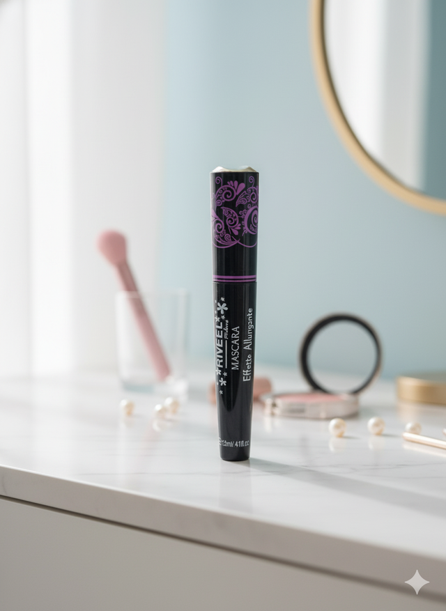 Mascara noir effet allongeant (Riveel)