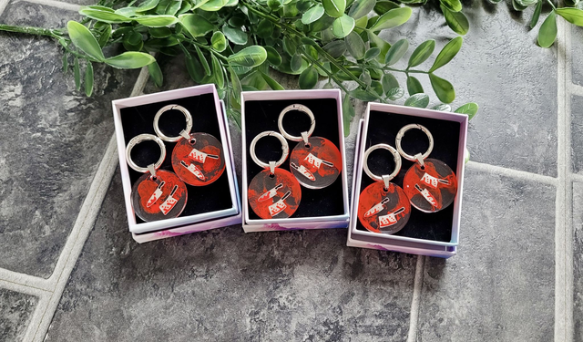 Boot Charms - Bloody Knife Horror Boot Clips