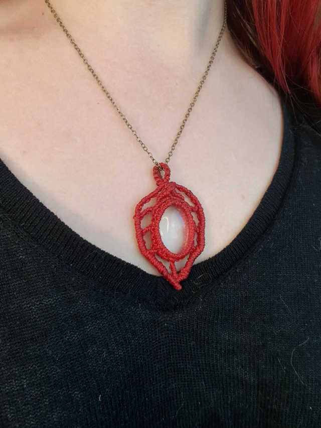 Pendentif "Feuille d'Automne"