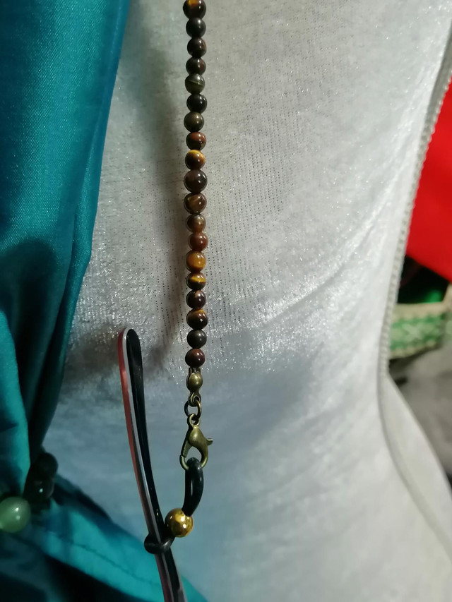 Chaîne a lunettes pierres naturelles lithotherapie 