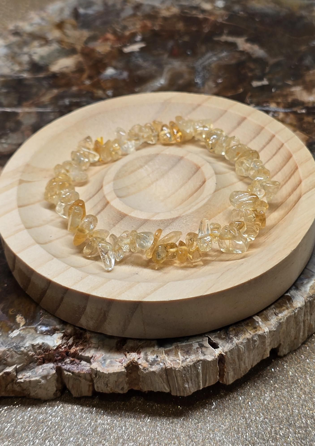 Bracelet baroque Citrine