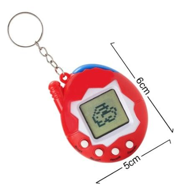 Tamagotchis 49 hišnih ljubljenčki v eni virtualni igrači za hišne ljubljenčke Rdeči