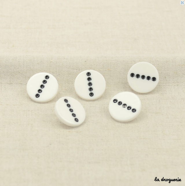 Knopen: Domino 20 mm