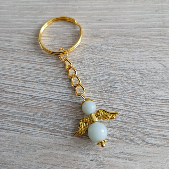Sleutelhanger beschermengel Amazoniet (6.032))