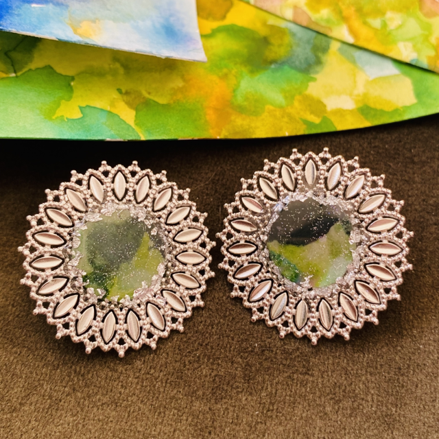 Dentelle - Silver Green