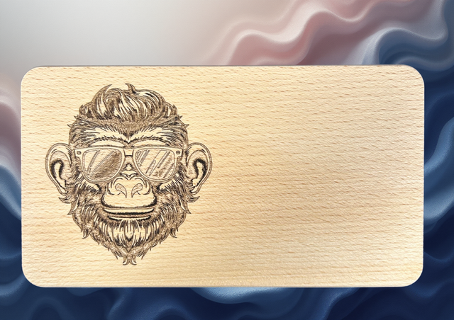 Brotbrett „Cooler Affe“