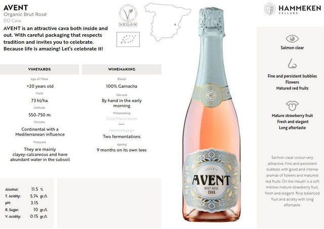Avent Brut Rose Organic