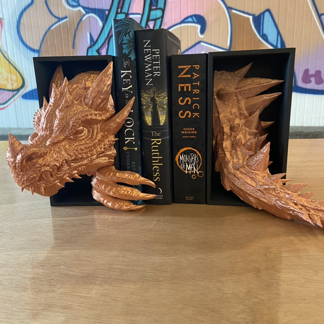 Dragon Booknook, copper